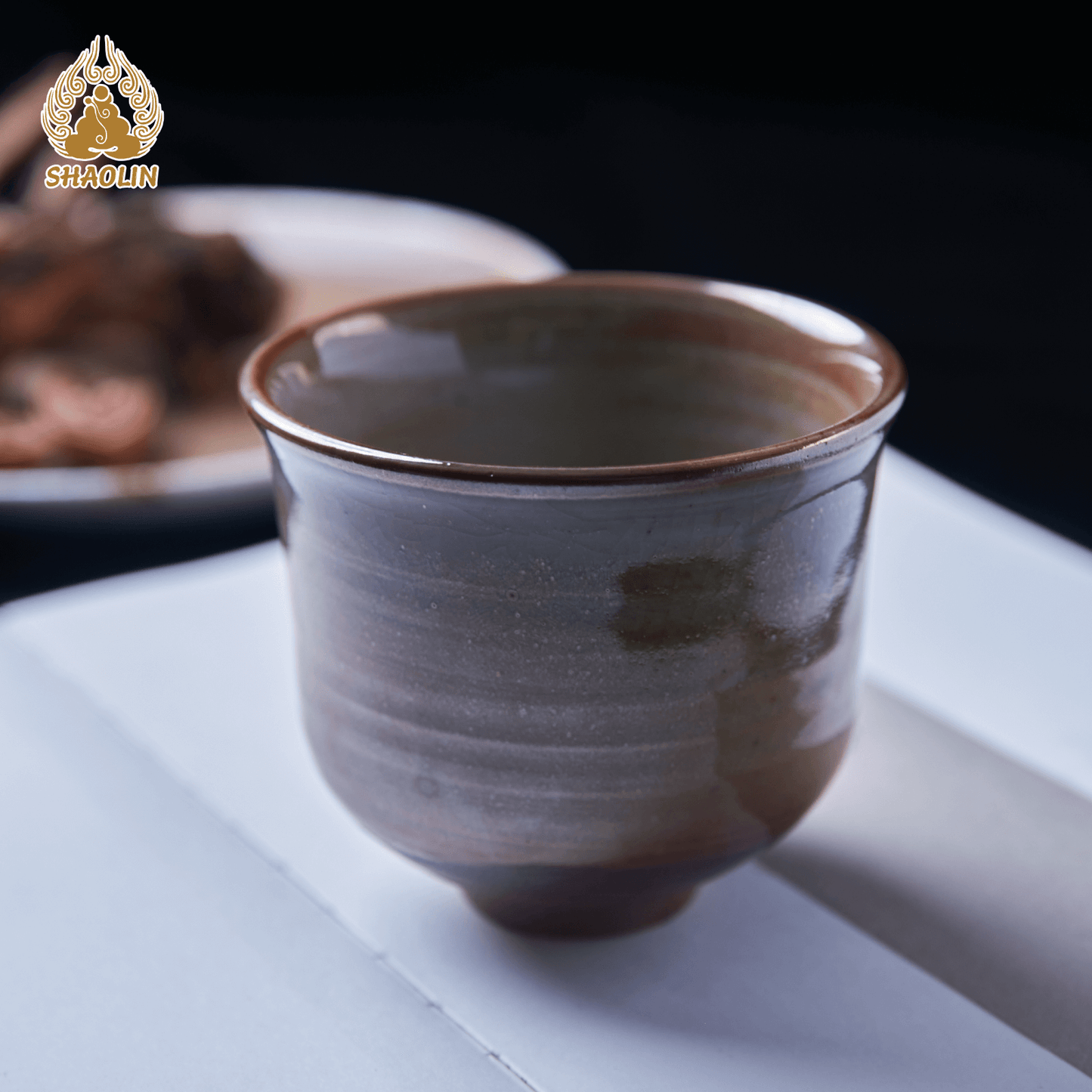 Shino Ware Master Cup & Tea Set – One-of-a-Kind Handcrafted Teaware No.2