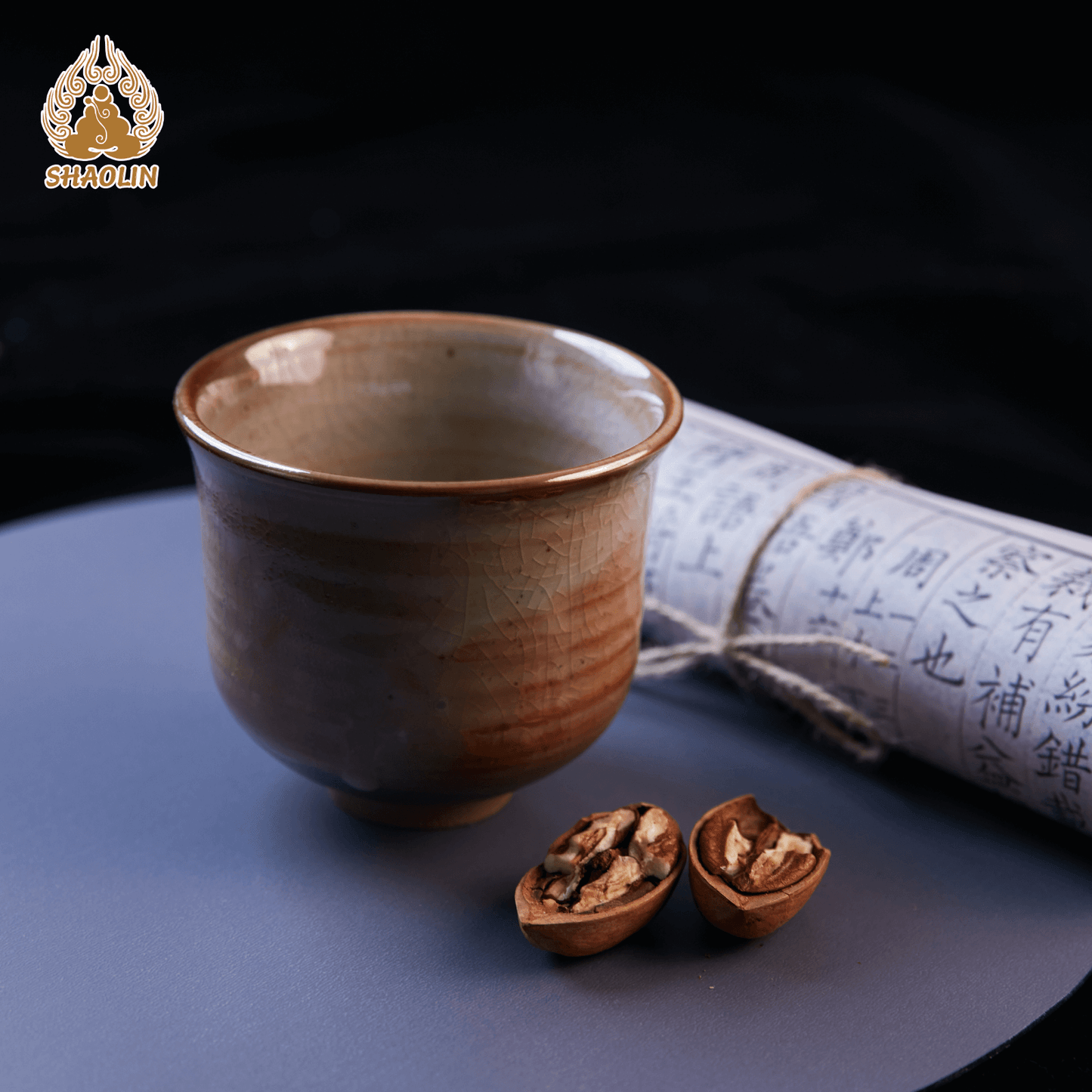 Shino Ware Master Cup & Tea Set – One-of-a-Kind Handcrafted Teaware No.2