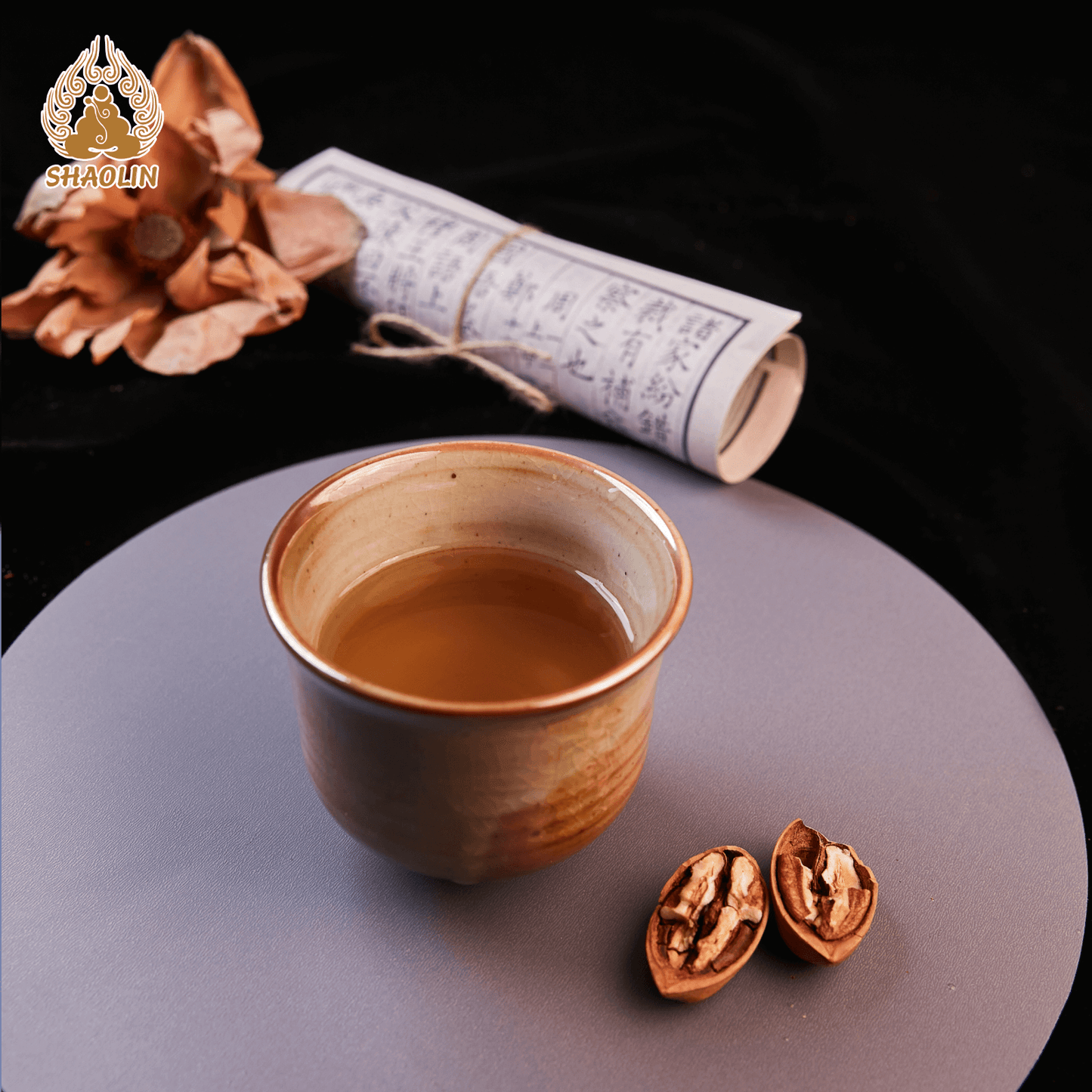 Shino Ware Master Cup & Tea Set – One-of-a-Kind Handcrafted Teaware No.2