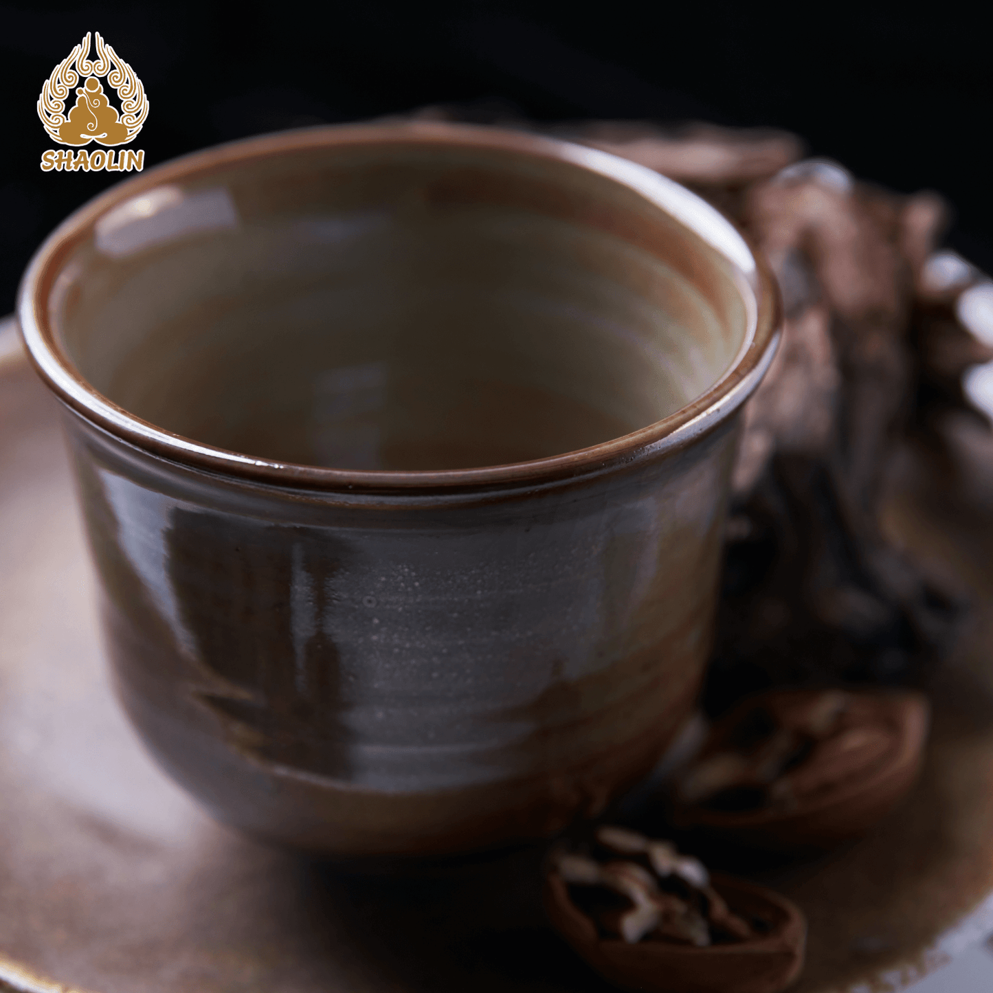 Shino Ware Master Cup & Tea Set – One-of-a-Kind Handcrafted Teaware No.2