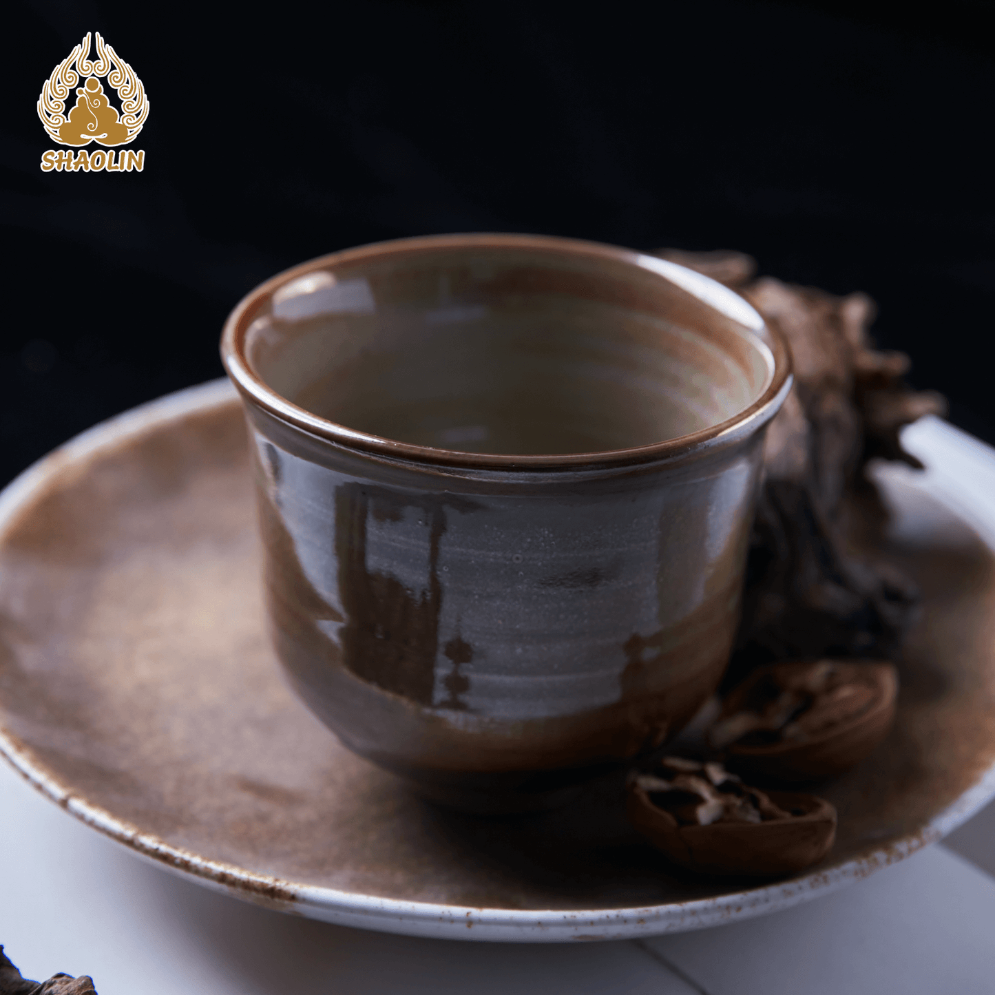 Shino Ware Master Cup & Tea Set – One-of-a-Kind Handcrafted Teaware No.2
