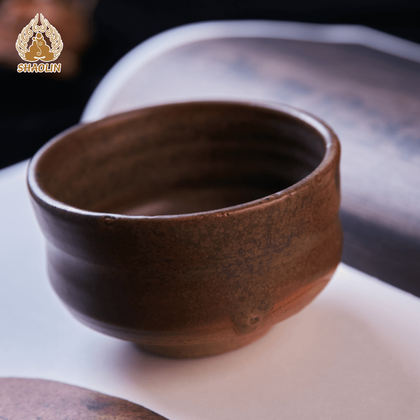 Shino Ware Master Cup & Tea Set – One-of-a-Kind Handcrafted Teaware No.4