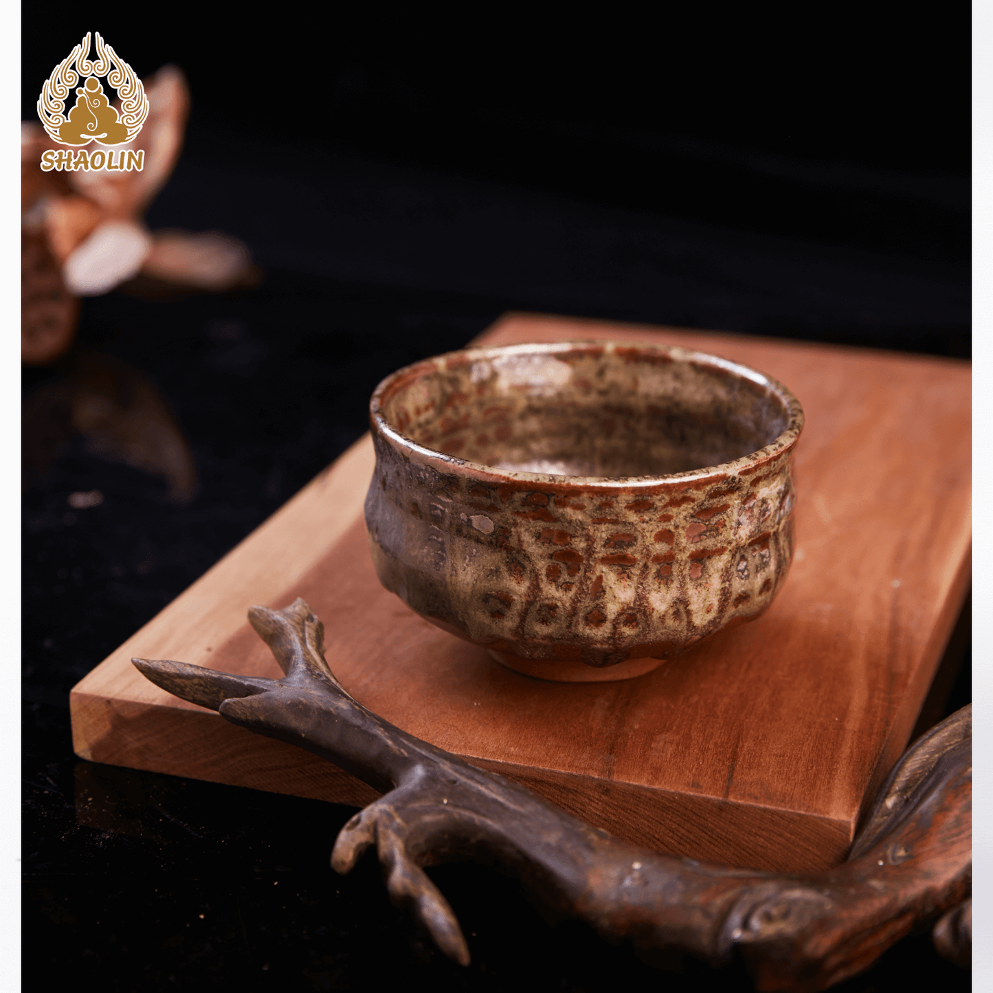 Shino Ware Master Cup & Tea Set – One-of-a-Kind Handcrafted Teaware No.5