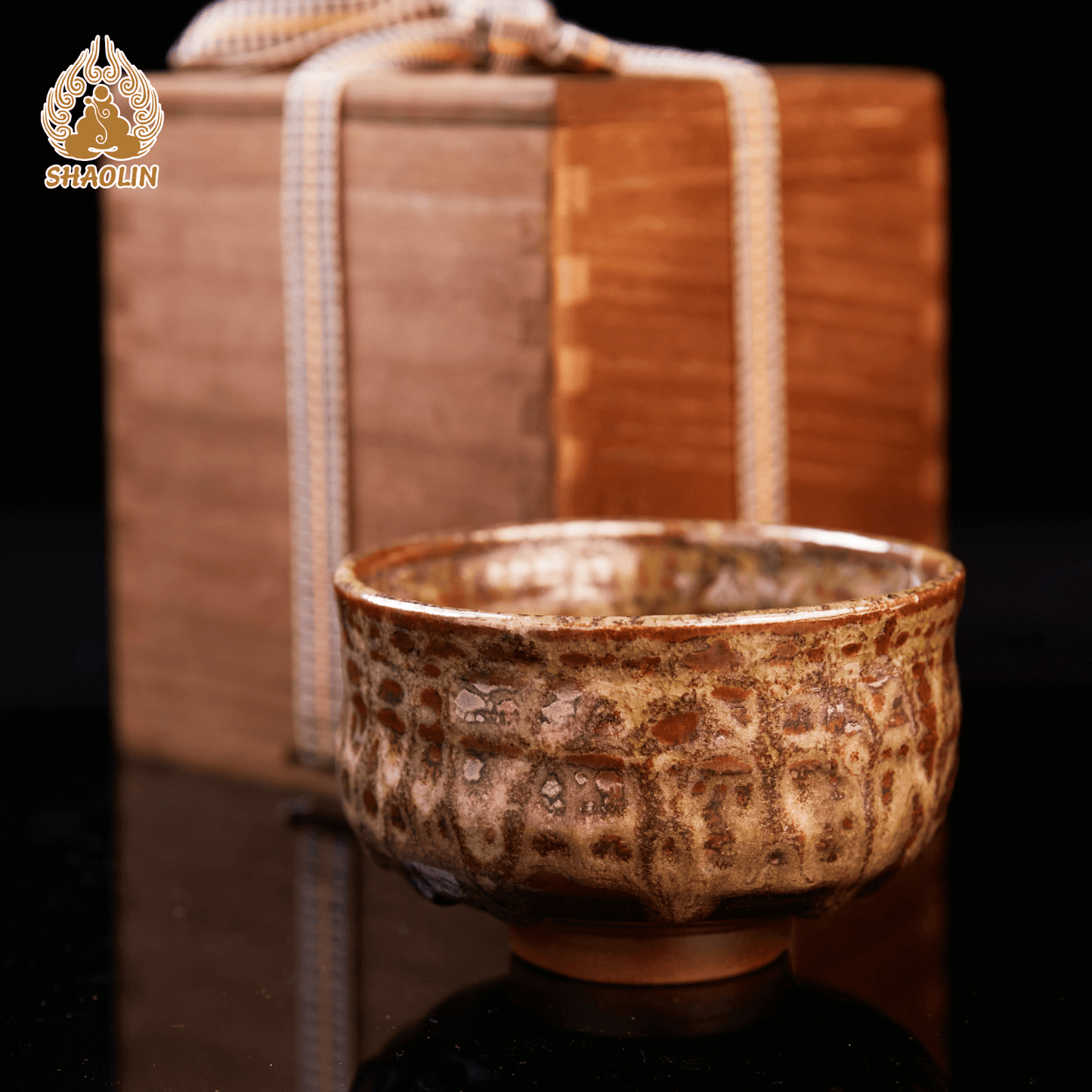 Shino Ware Master Cup & Tea Set – One-of-a-Kind Handcrafted Teaware No.5