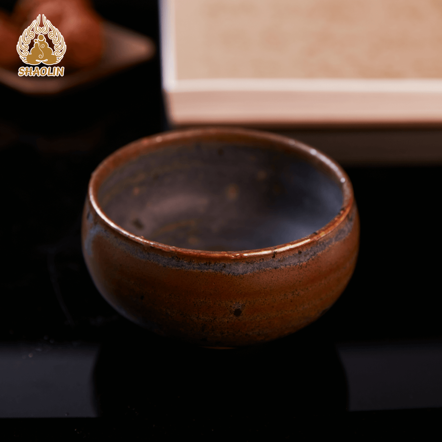 Shino Ware Master Cup & Tea Set – One-of-a-Kind Handcrafted Teaware No.6