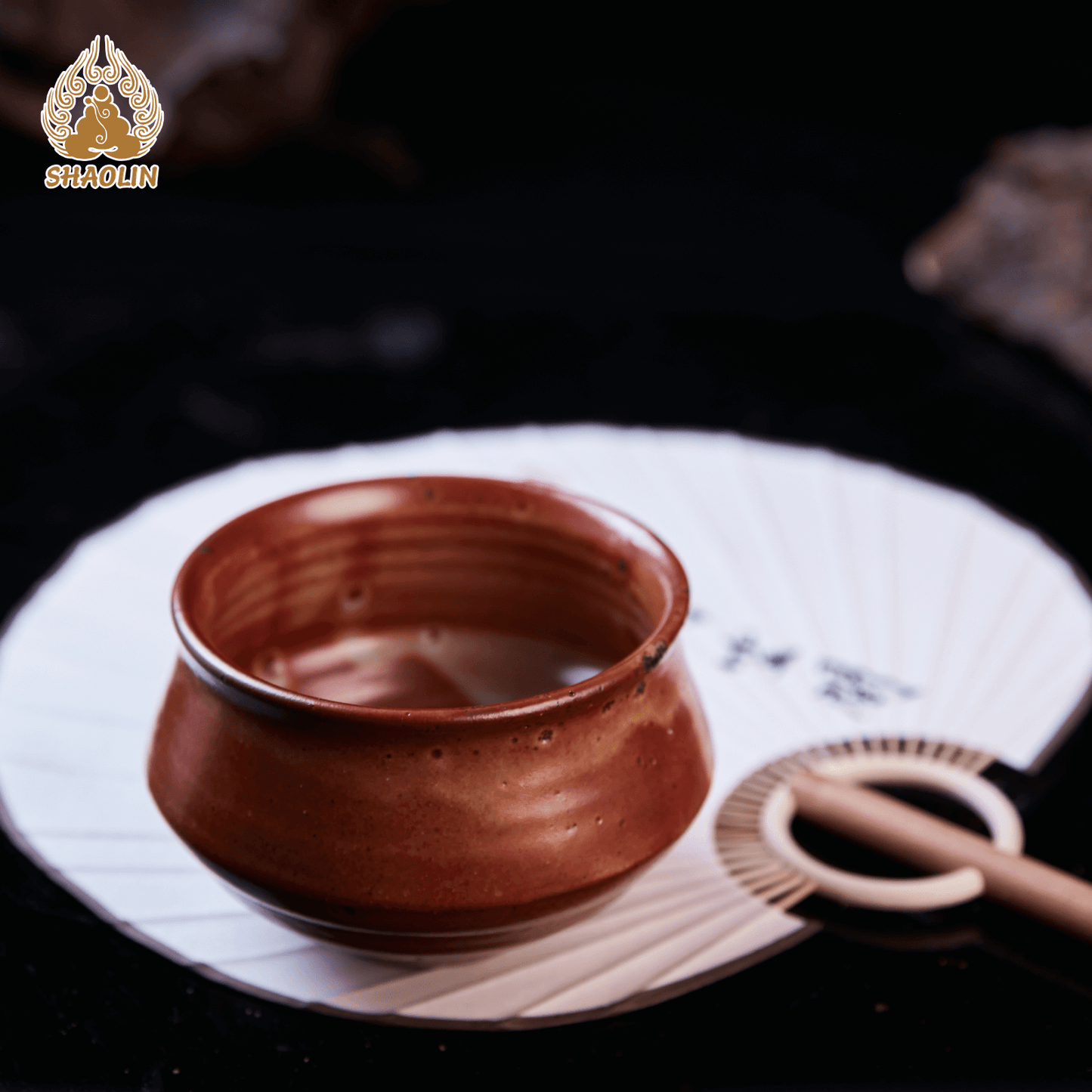 Shino Ware Master Cup & Tea Set – One-of-a-Kind Handcrafted Teaware No.7