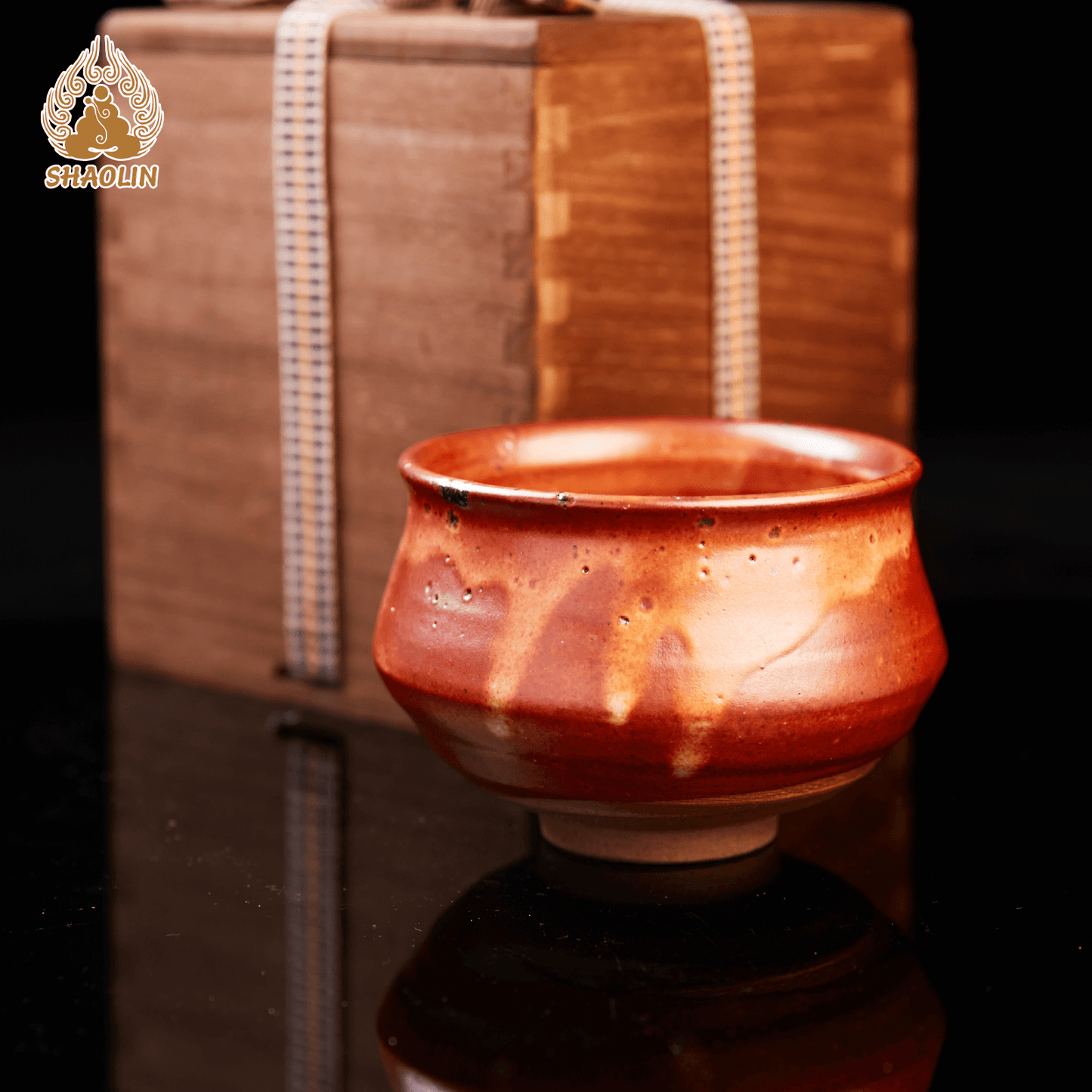 Shino Ware Master Cup & Tea Set – One-of-a-Kind Handcrafted Teaware No.7