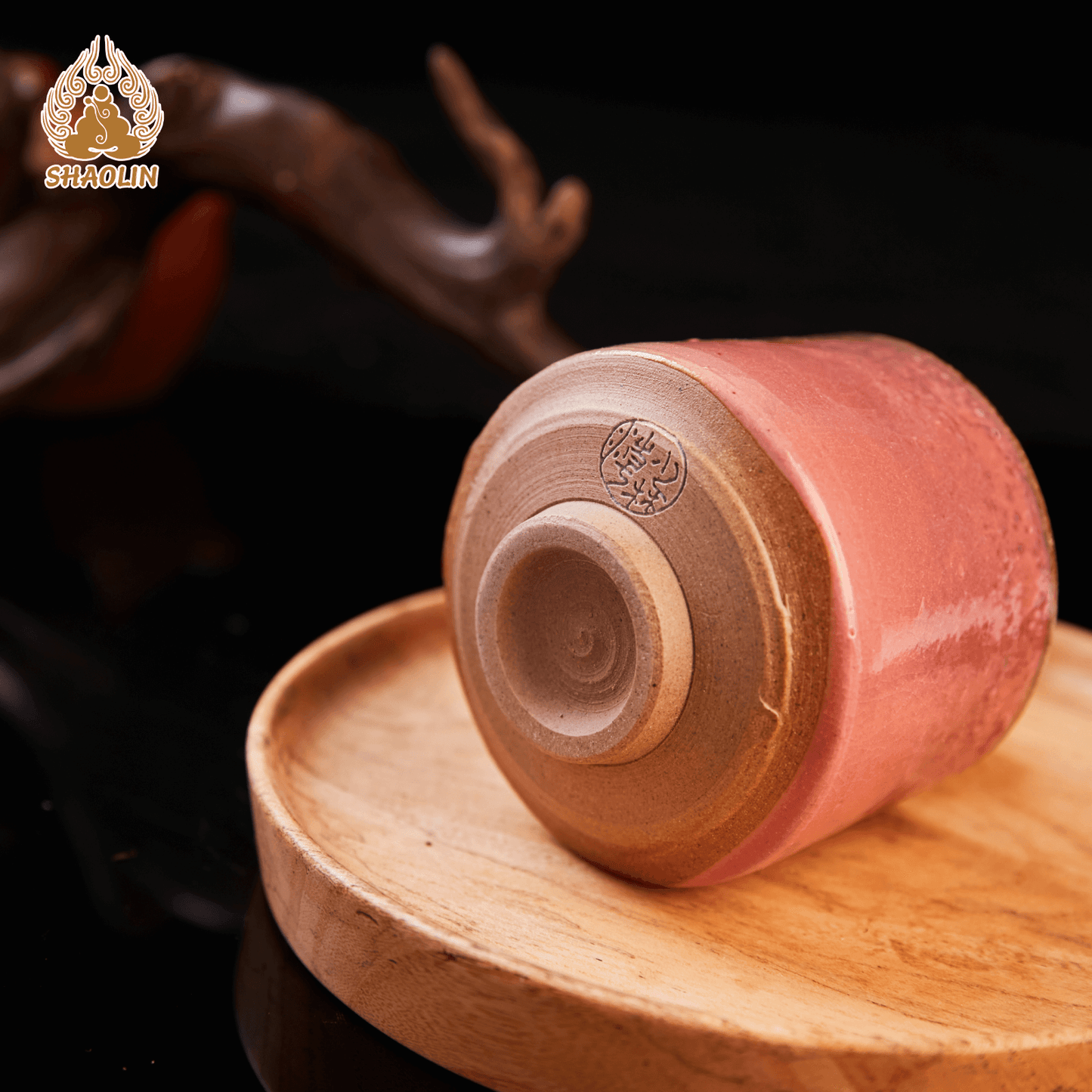 Shino Ware Master Cup & Tea Set – One-of-a-Kind Handcrafted Teaware No.8