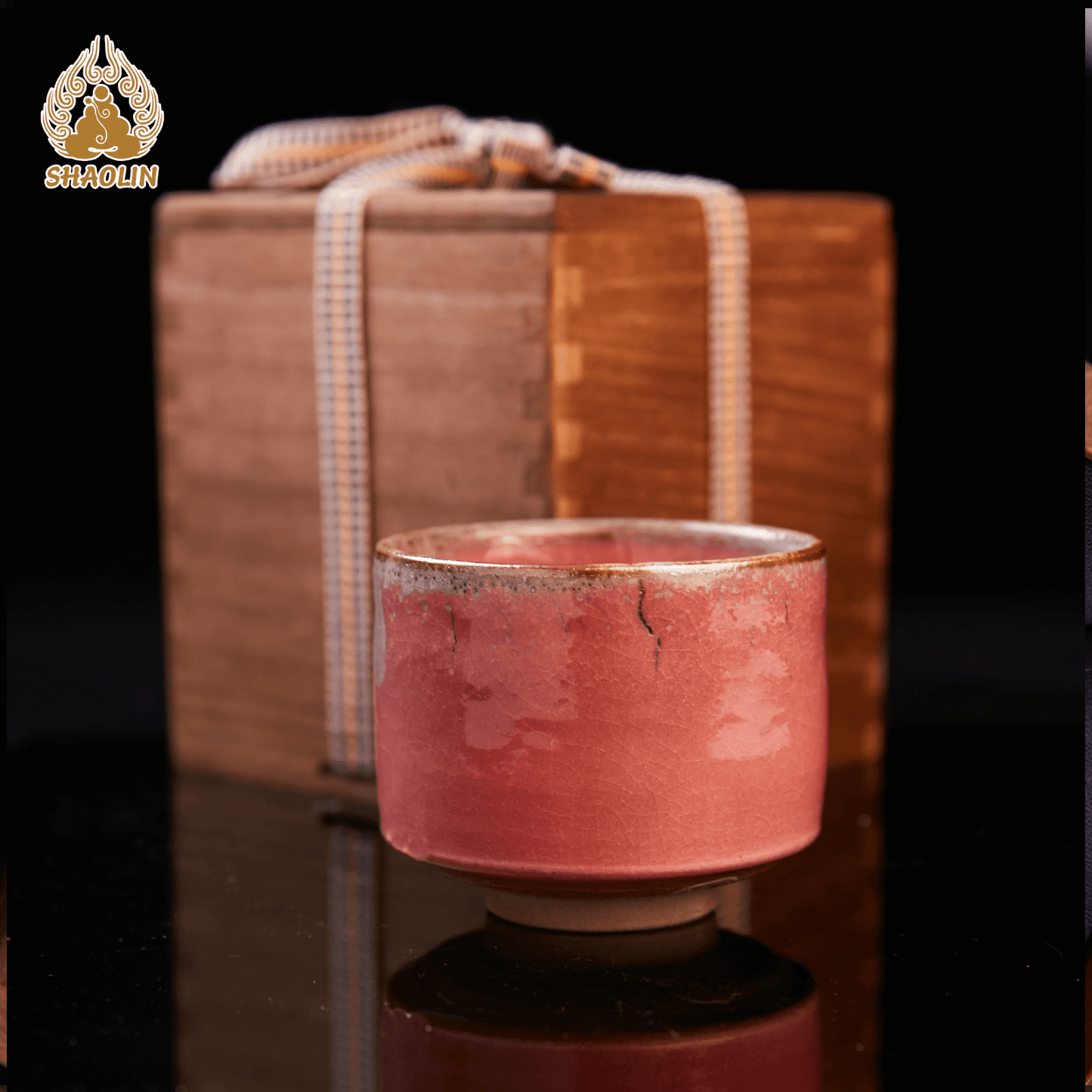 Shino Ware Master Cup & Tea Set – One-of-a-Kind Handcrafted Teaware No.9