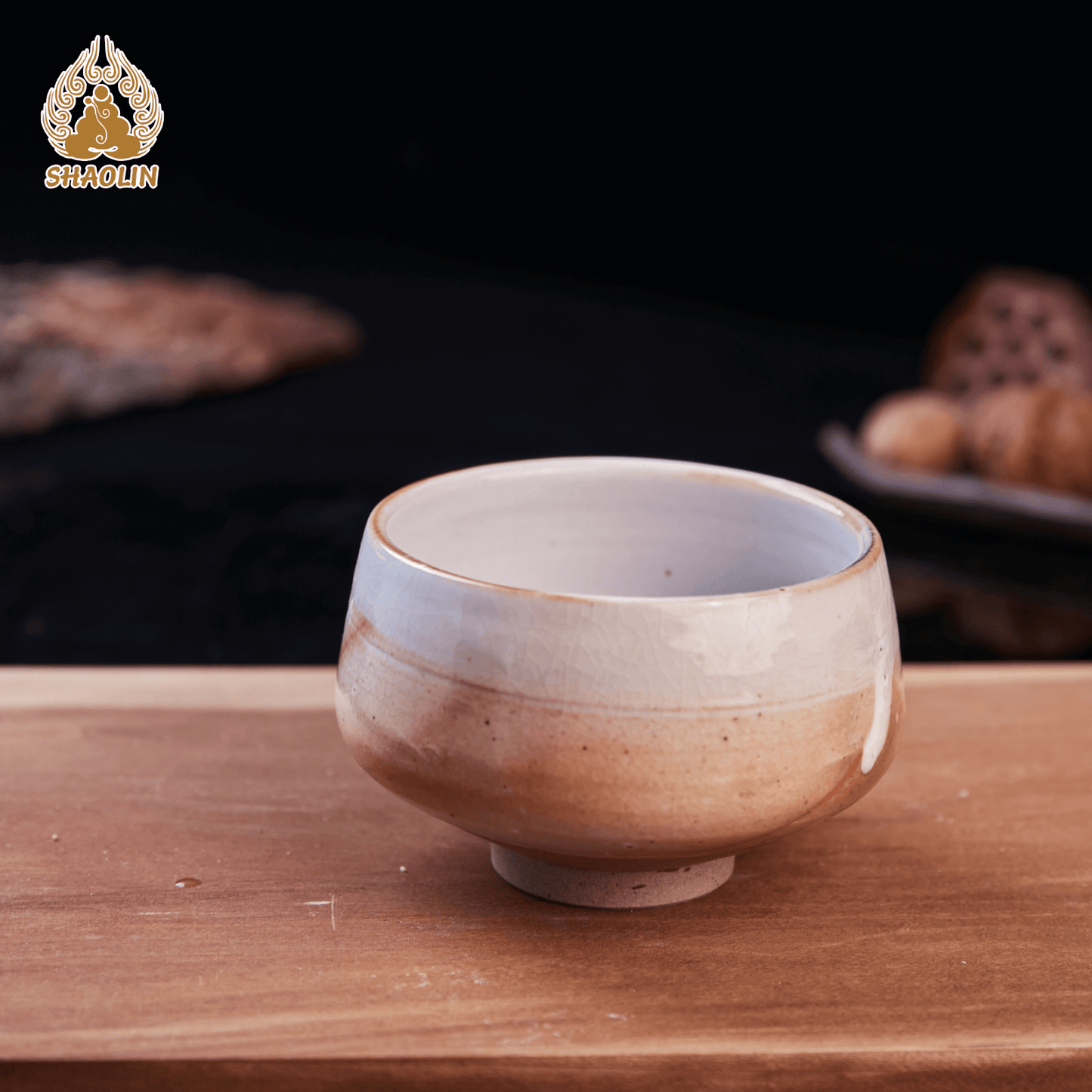 Shino Ware Master Cup & Tea Set – One-of-a-Kind Handcrafted Teaware No.1