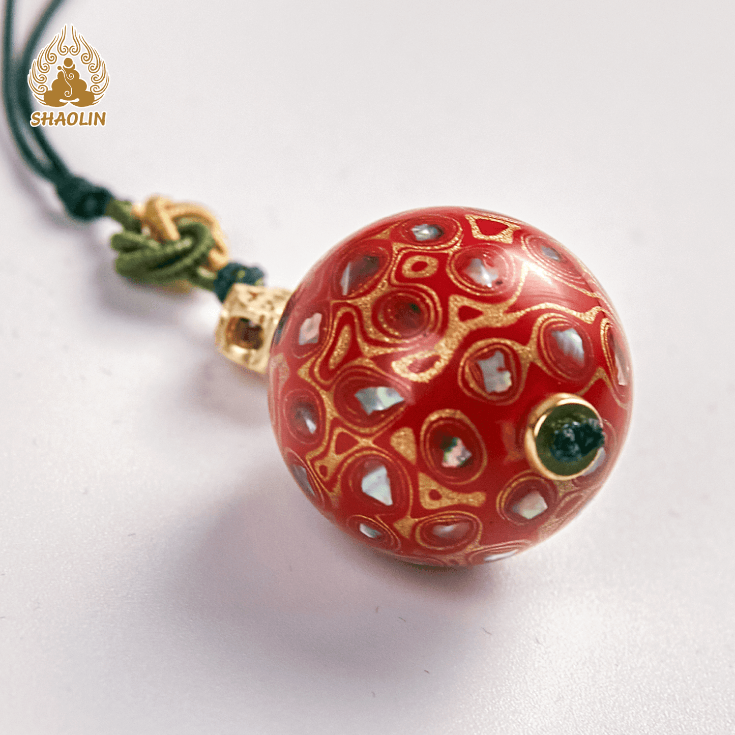 Shaolin-Style Lacquer Bead Phone Charm – Officially Authorized