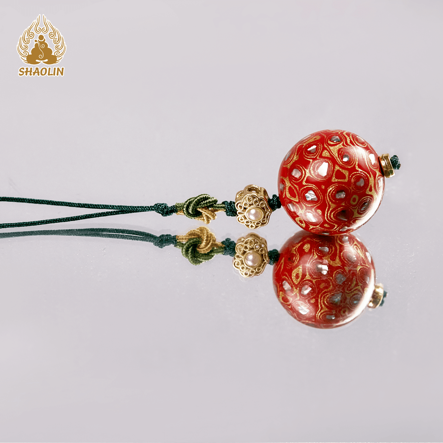 Shaolin-Style Lacquer Bead Phone Charm – Officially Authorized