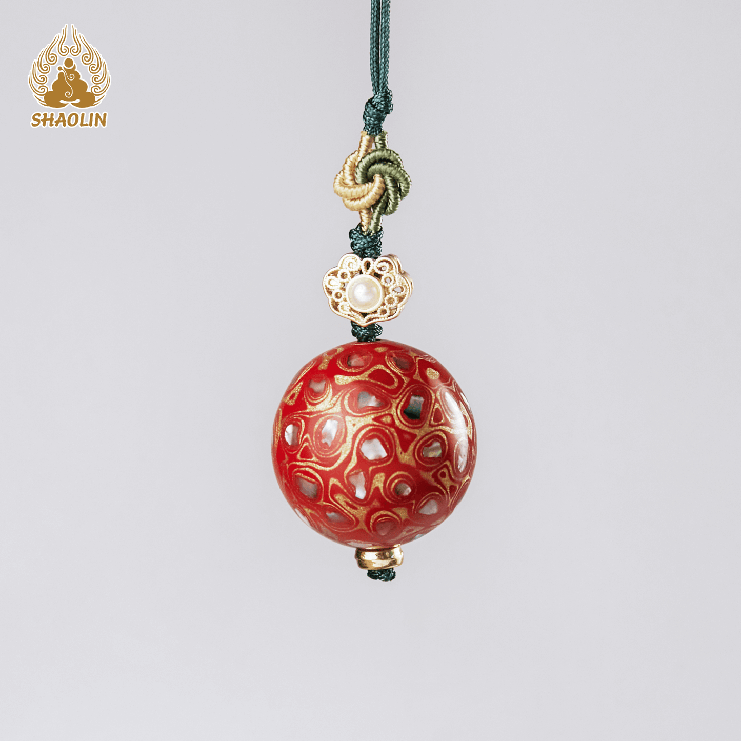 Shaolin-Style Lacquer Bead Phone Charm – Officially Authorized