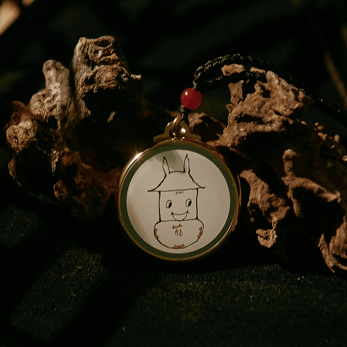 Buddha Amulet Pendant (Round Design) – Officially Authorized by Shaolin Temple