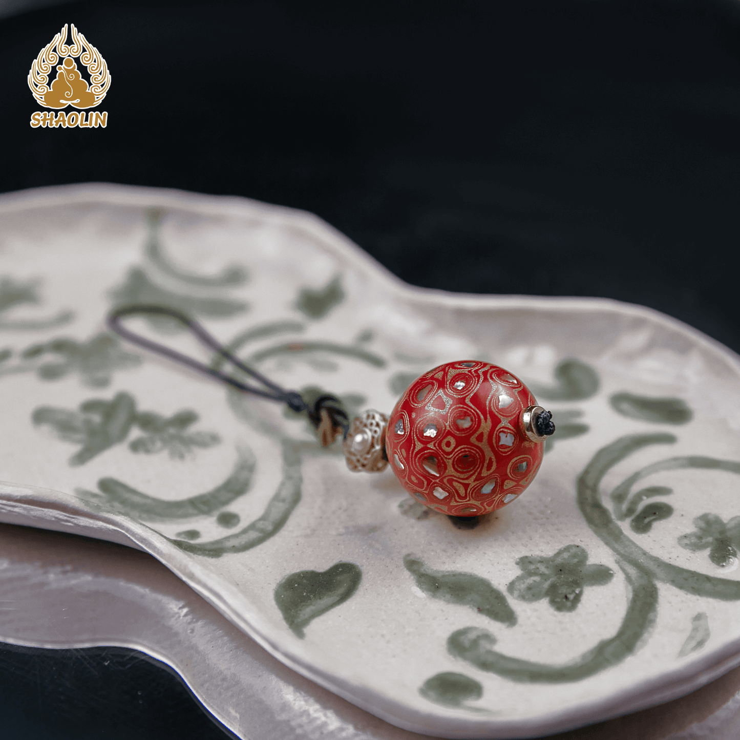Shaolin-Style Lacquer Bead Phone Charm – Officially Authorized