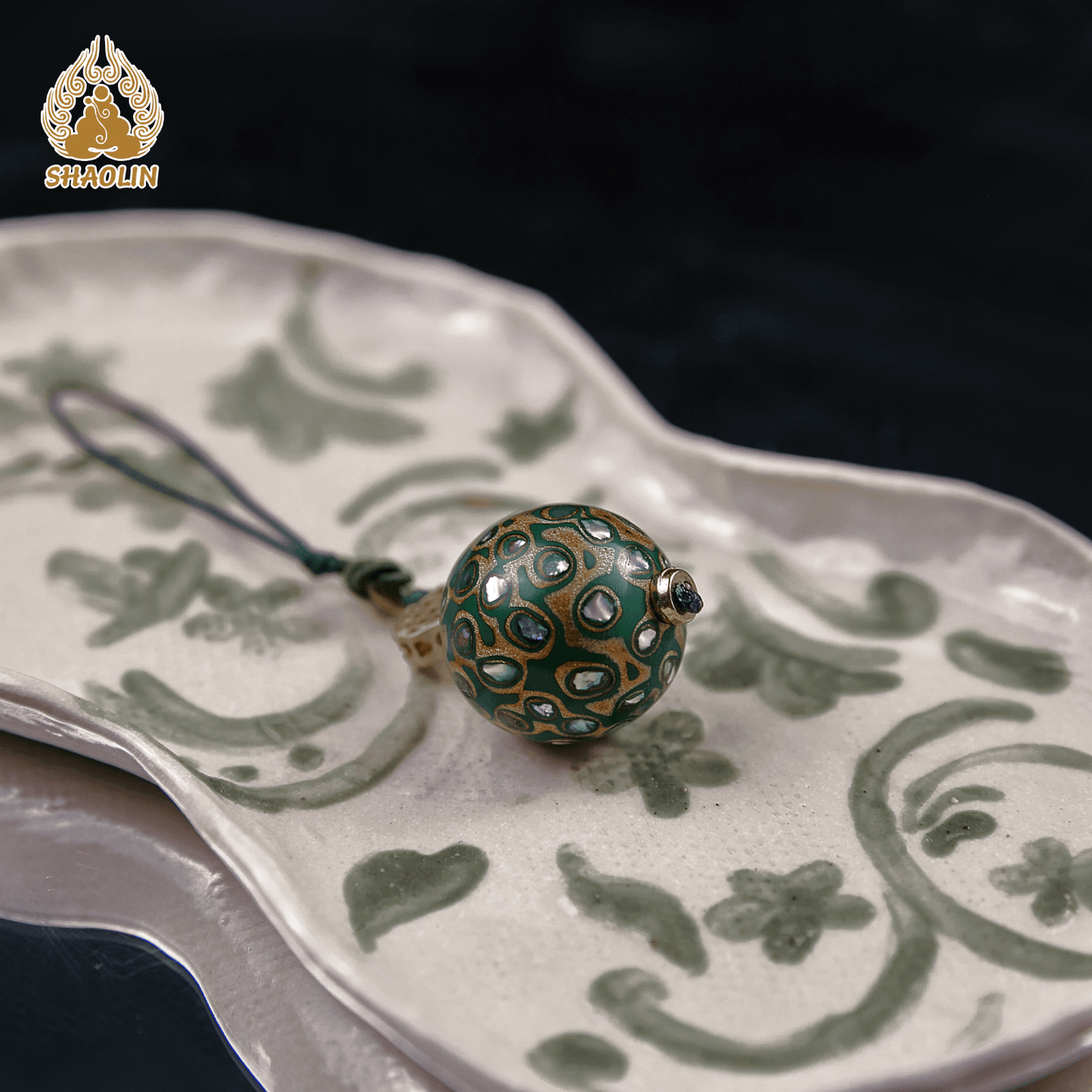Shaolin-Style Lacquer Bead Phone Charm – Officially Authorized