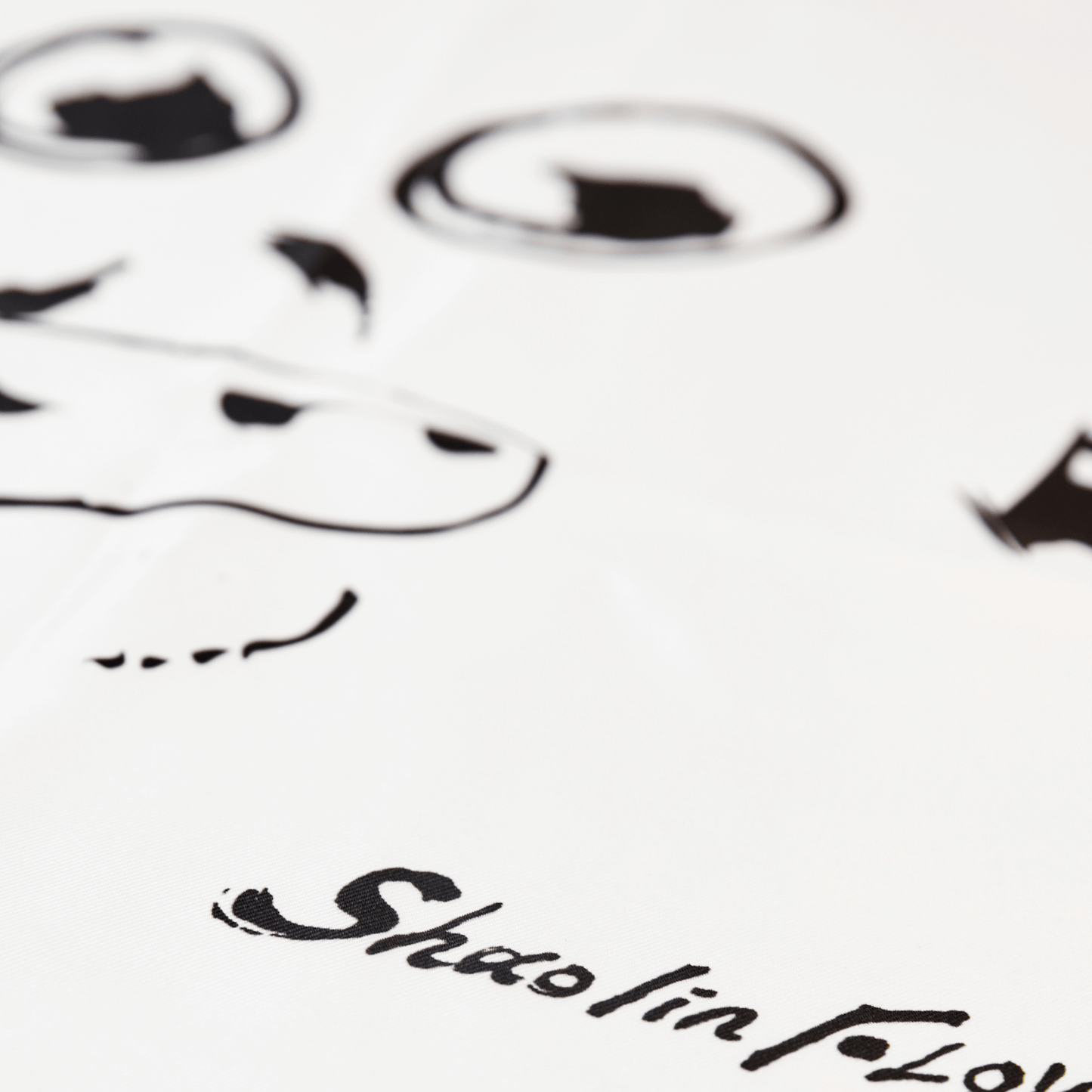 Shaolin-Inspired Silk Scarf – Calligraphy Rhythm