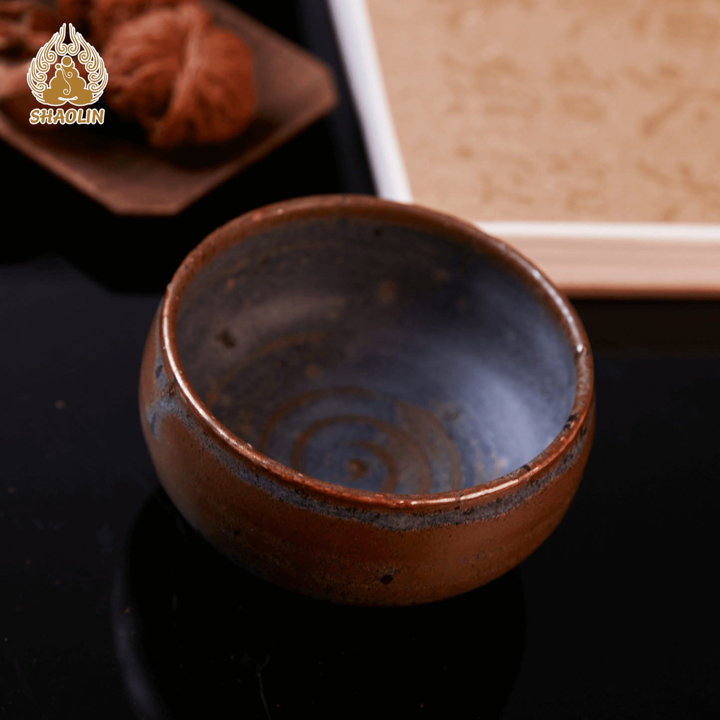Shino Ware Master Cup & Tea Set – One-of-a-Kind Handcrafted Teaware No.6
