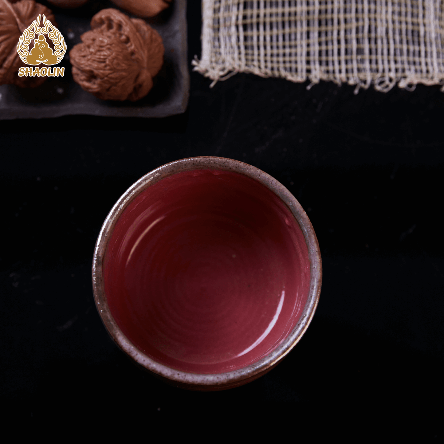 Shino Ware Master Cup & Tea Set – One-of-a-Kind Handcrafted Teaware No.9